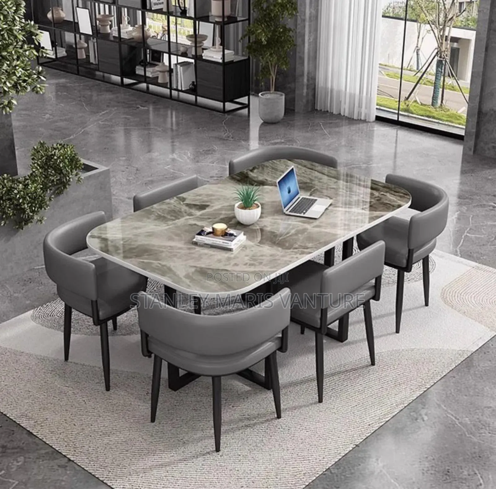 Egyptian Marble Dining Set