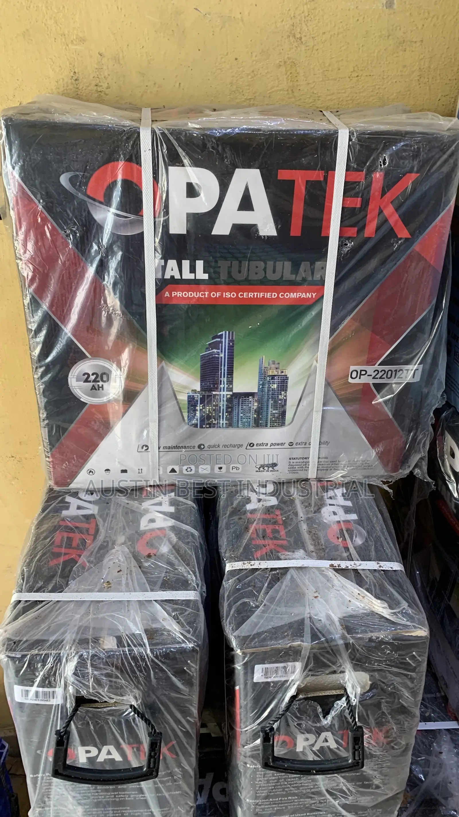 OPATEK Tubular Battery 220ah