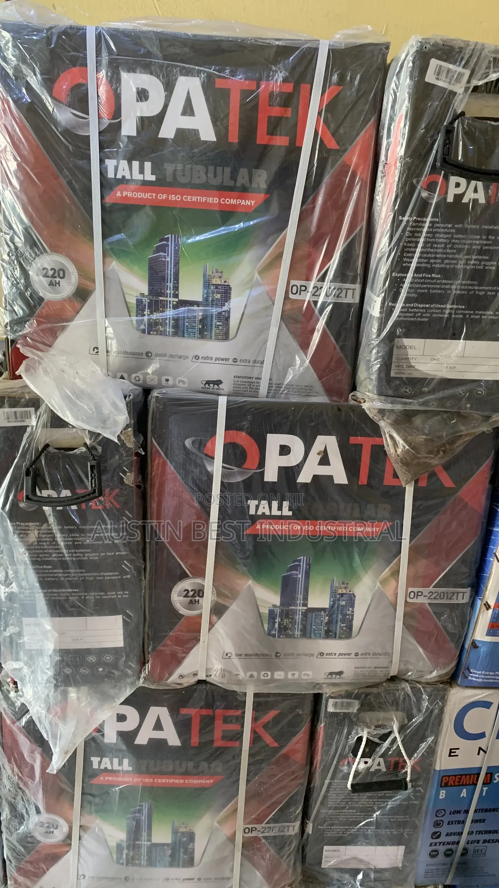 OPATEK Tubular Battery 220ah