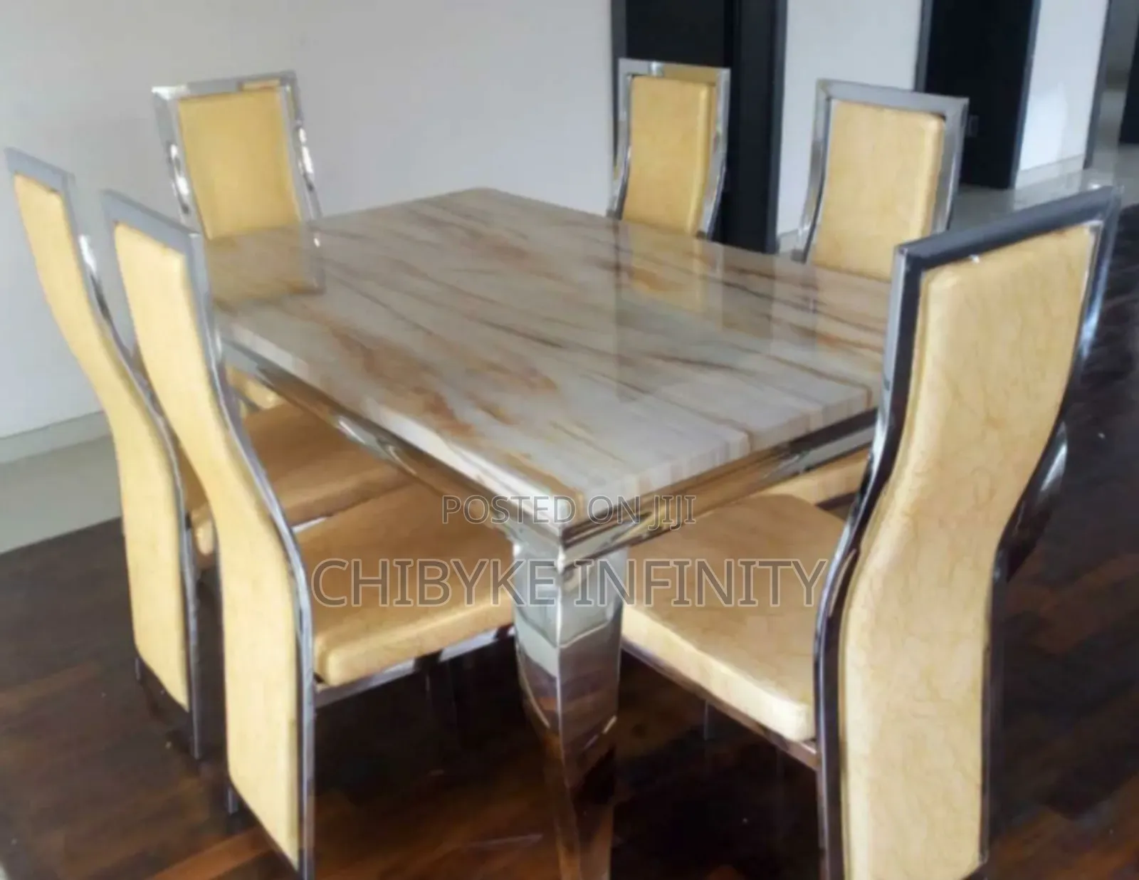 Brand New Imported Quality Marble Dining Table by 6 Seater