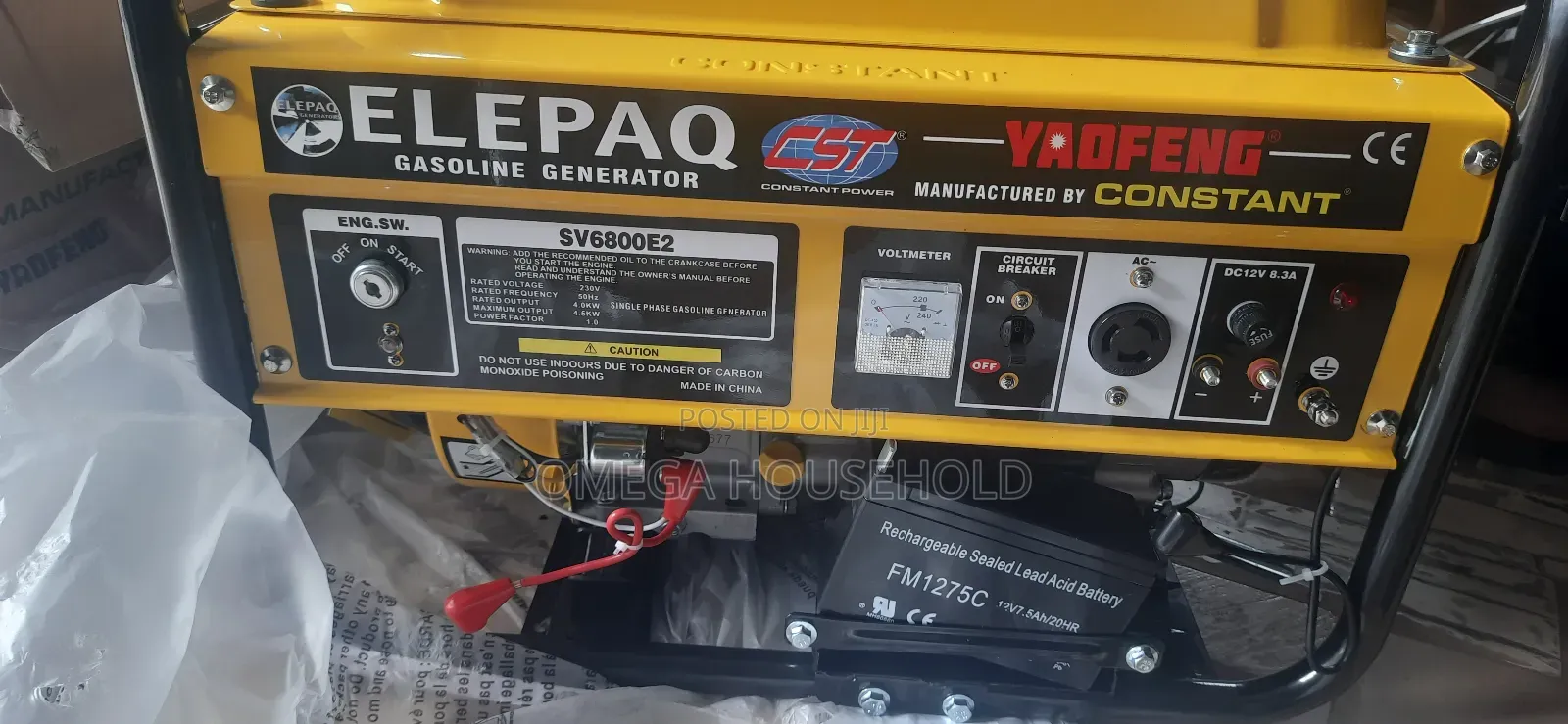 4.5 Kva Elepaq Constant Key Starter.