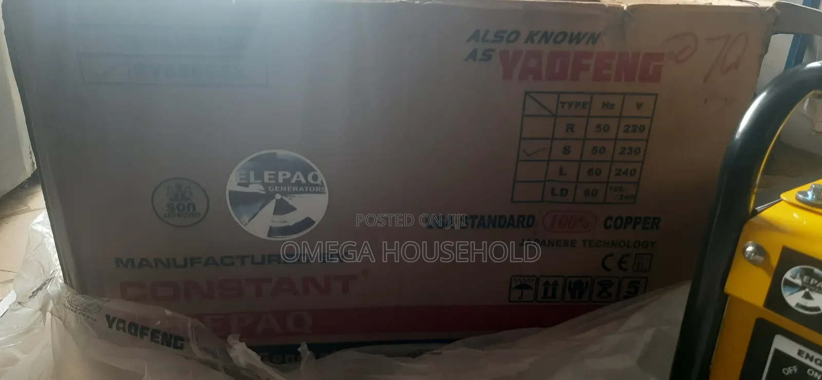 4.5 Kva Elepaq Constant Key Starter.