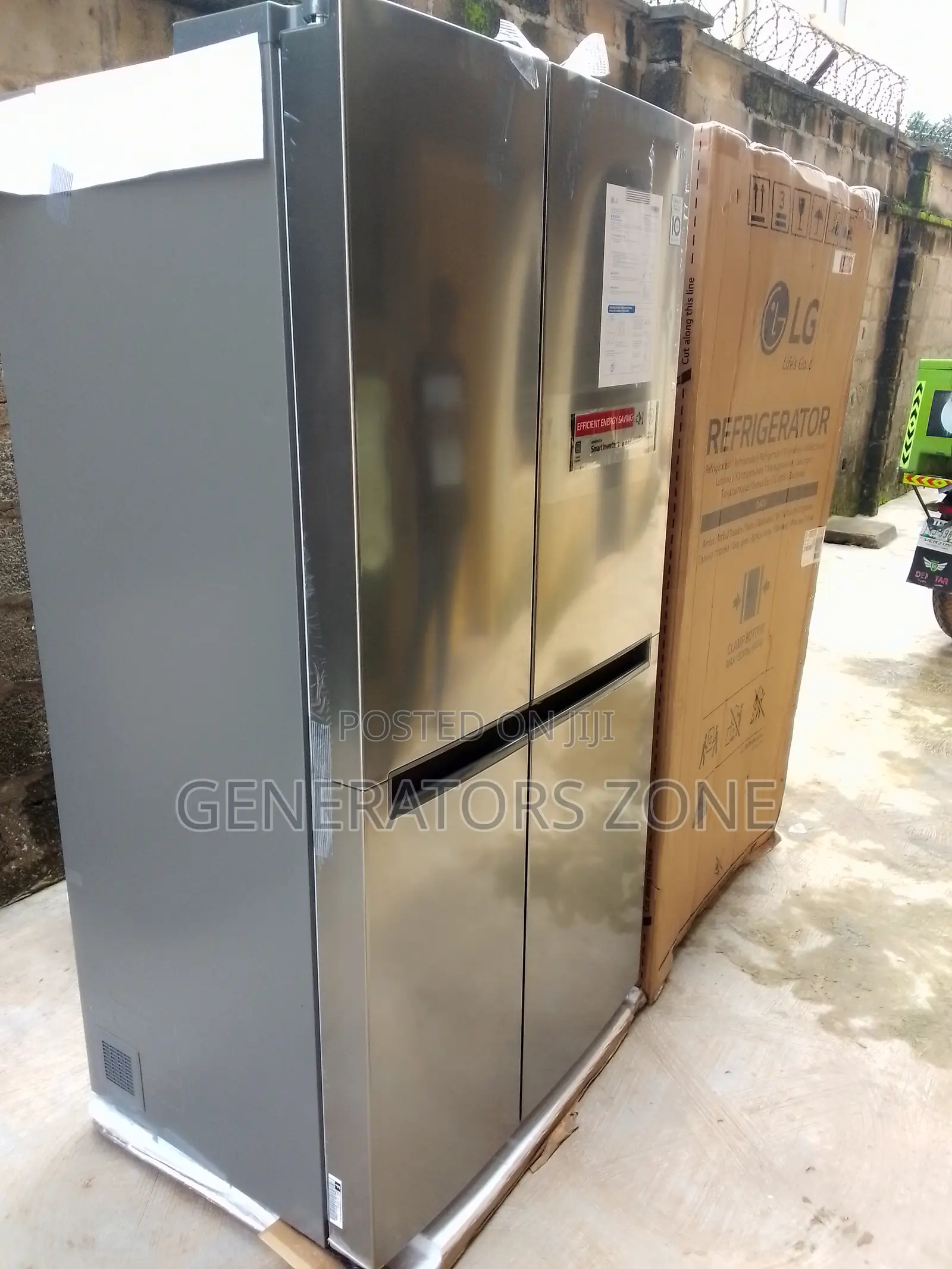 Durable LG Side by Side Refrgerator 688l Gc-B257 Jlyl