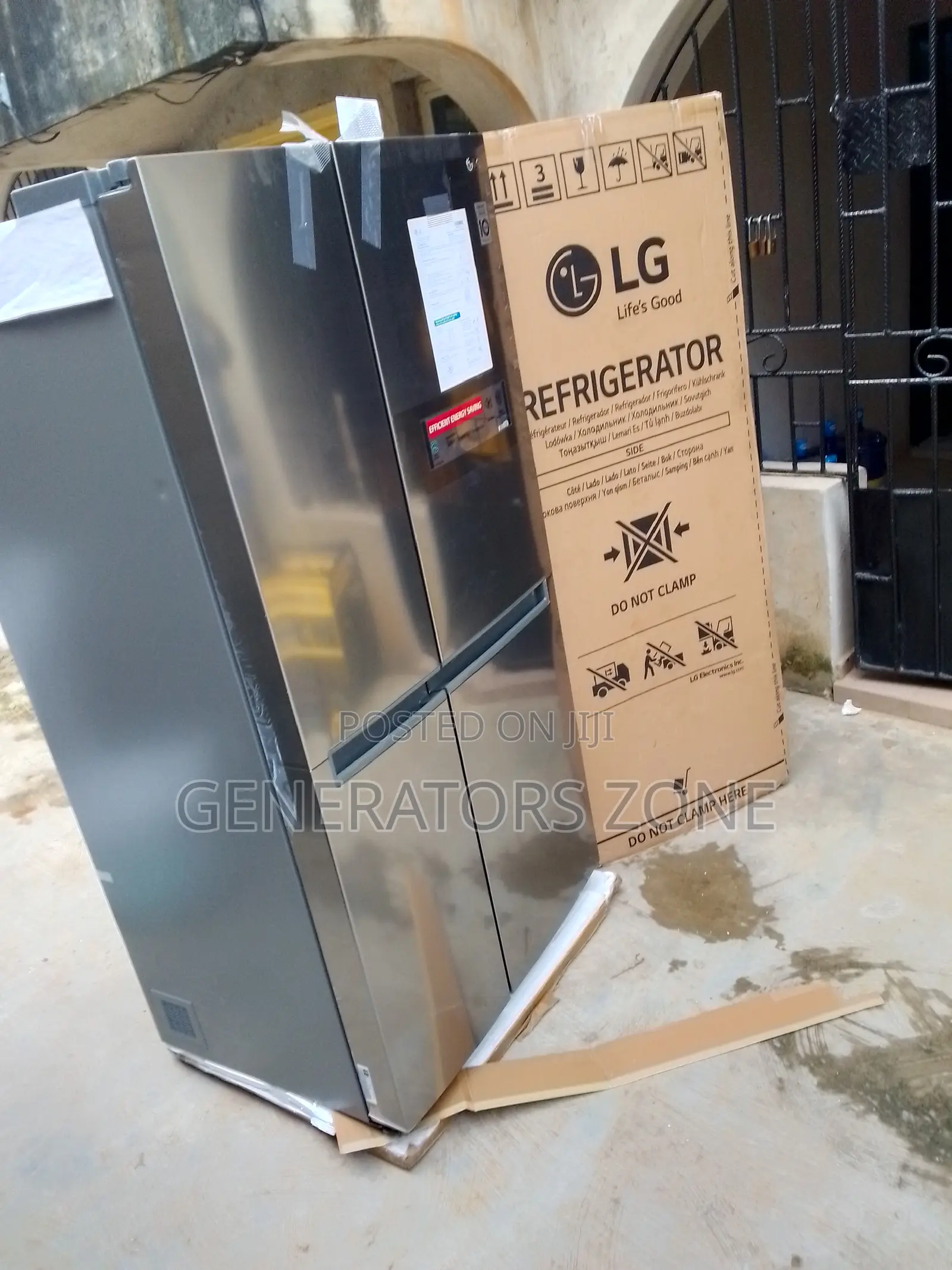 Poreable LG Side By Side Refrigerator 688l Gc-b257jlyl