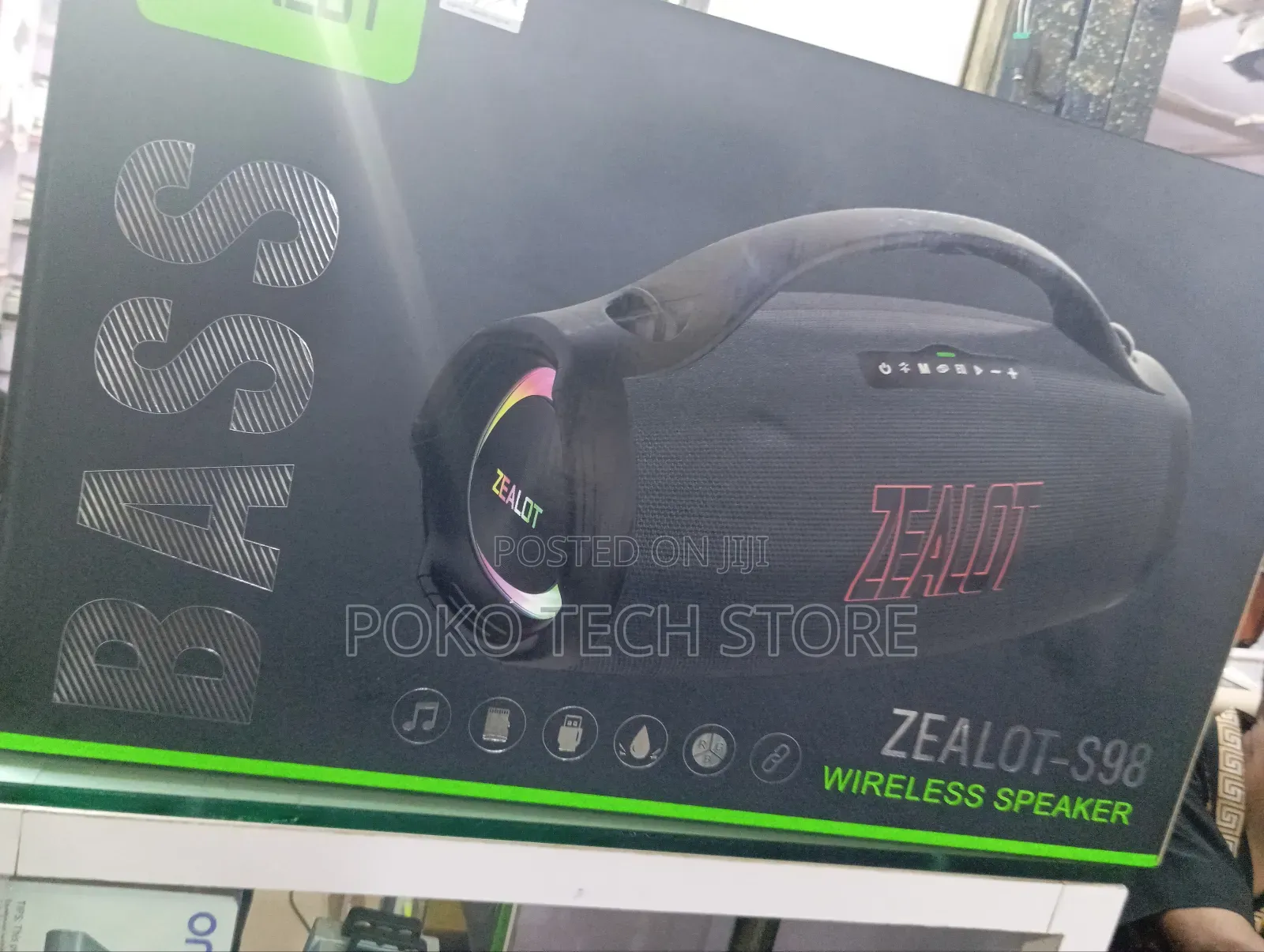 Zealot S98 Bluetooth Led Subwoofer 160w High Power Speaker
