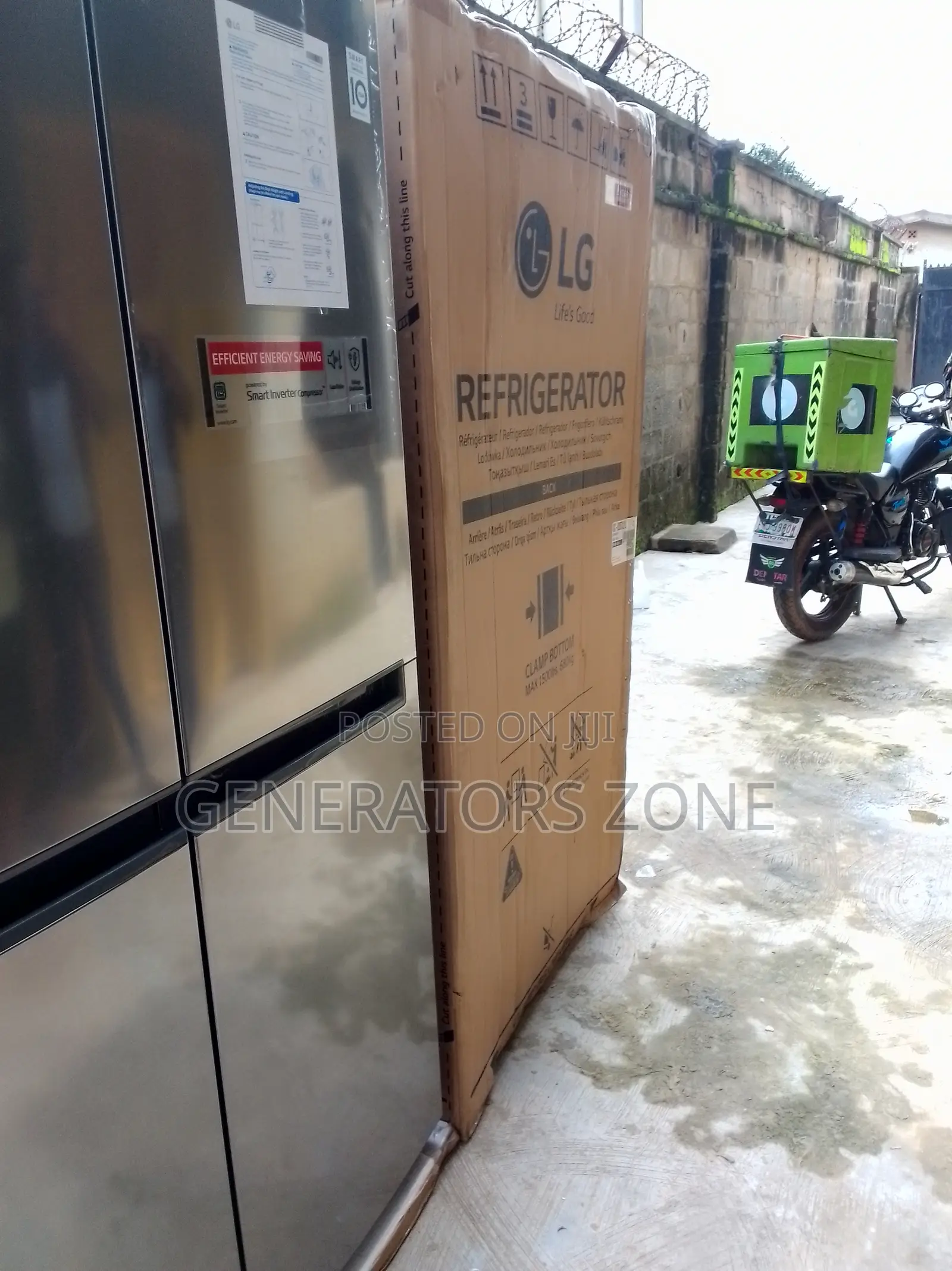 Quality Is High LG Side by Side Refrigerative 688l