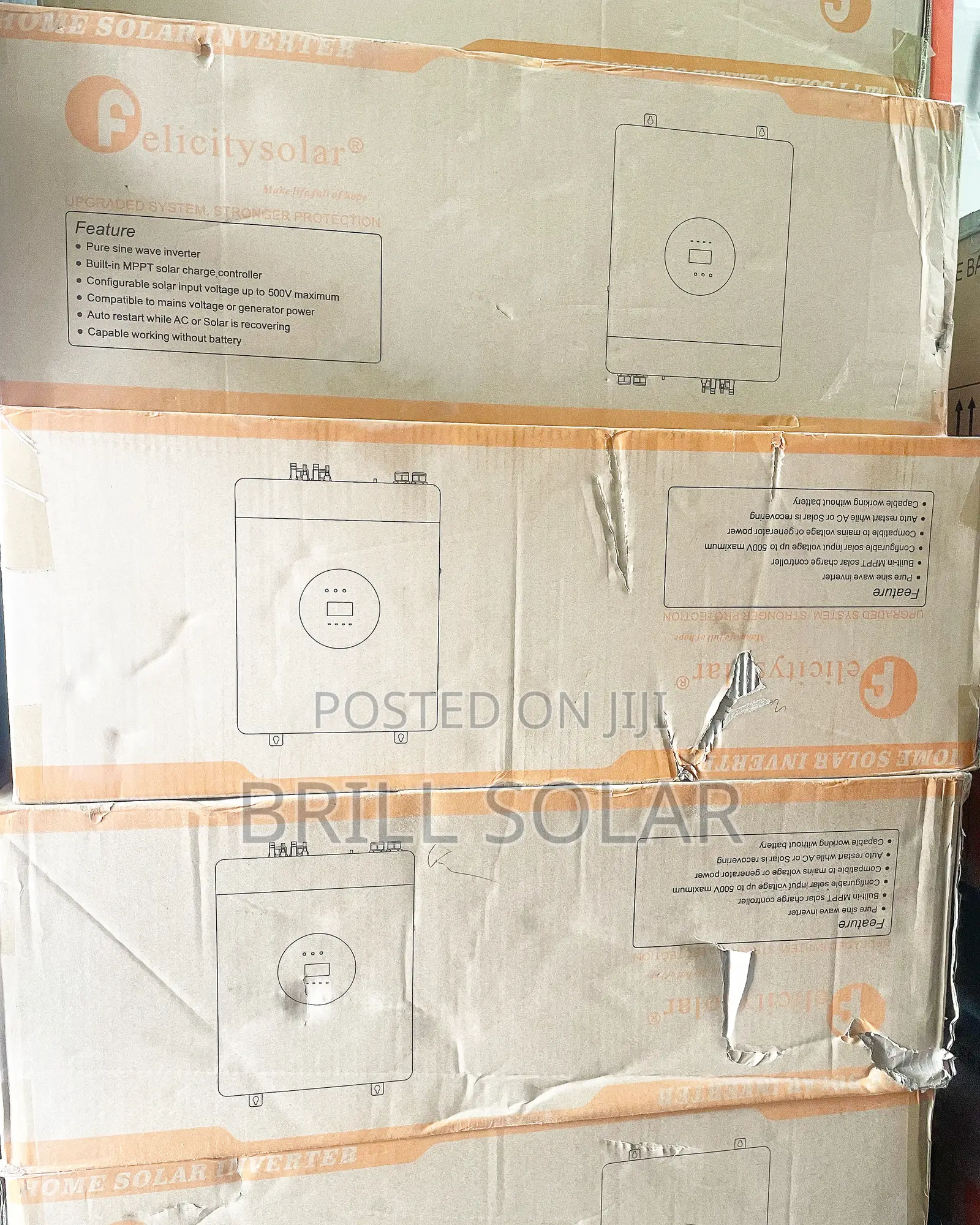 8kva, 48v Felicity Solar Pure Sine Wave Hybrid Inverter