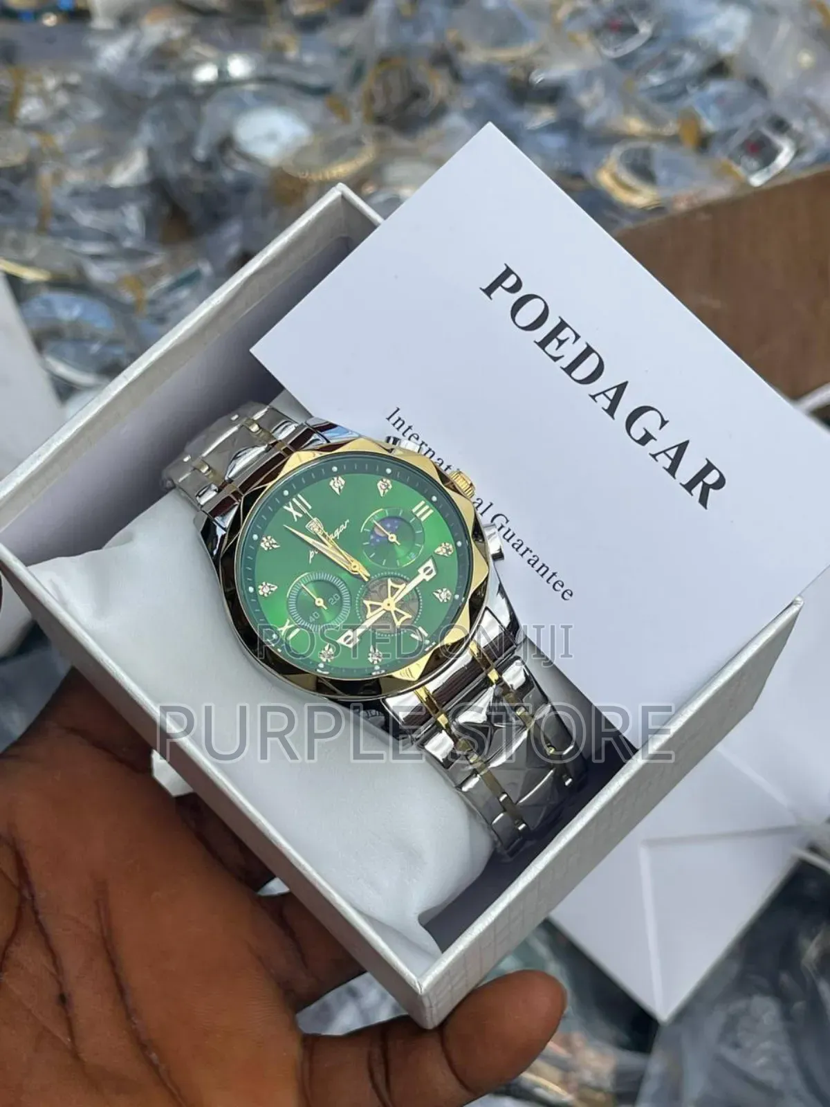 Poedagar Chronograph Wristwatch