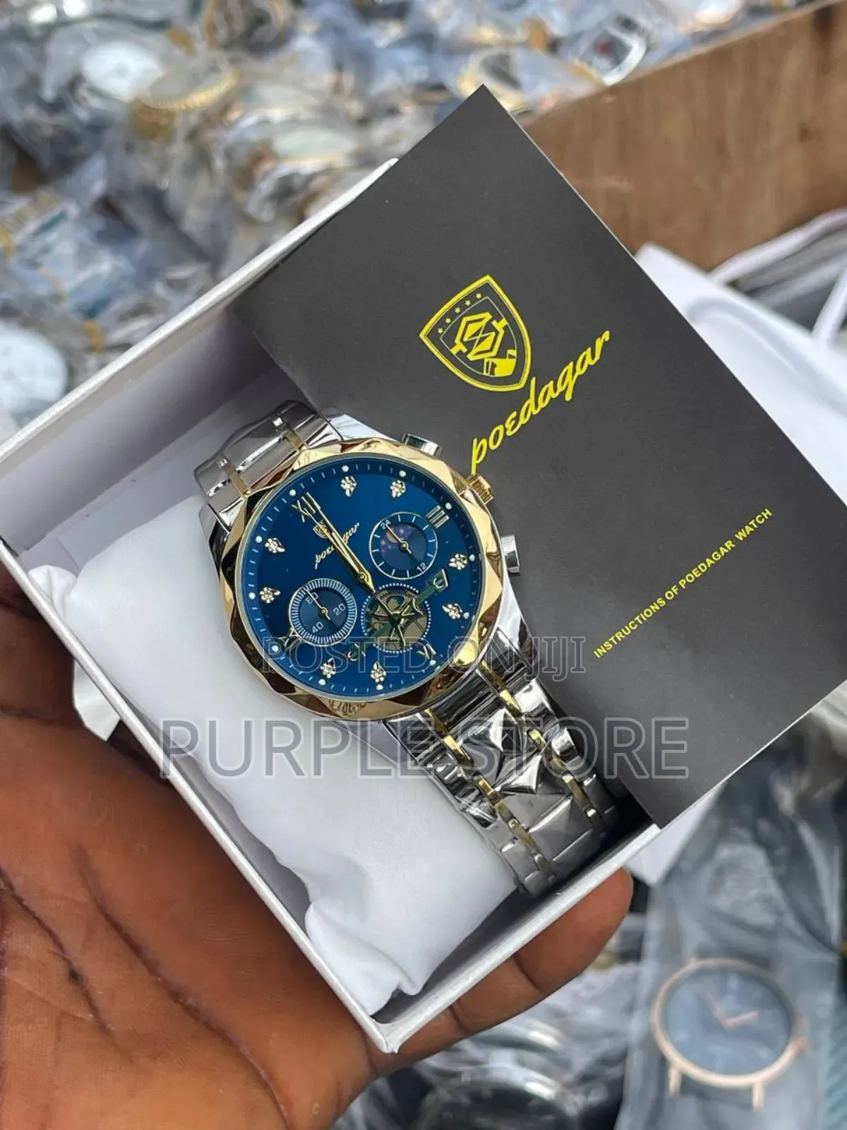 Poedagar Chronograph Wristwatch