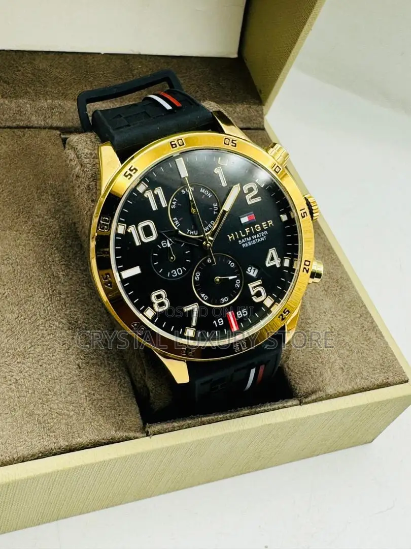 Top Quality Luxury Men Tommy Hilfiger Wristwatch