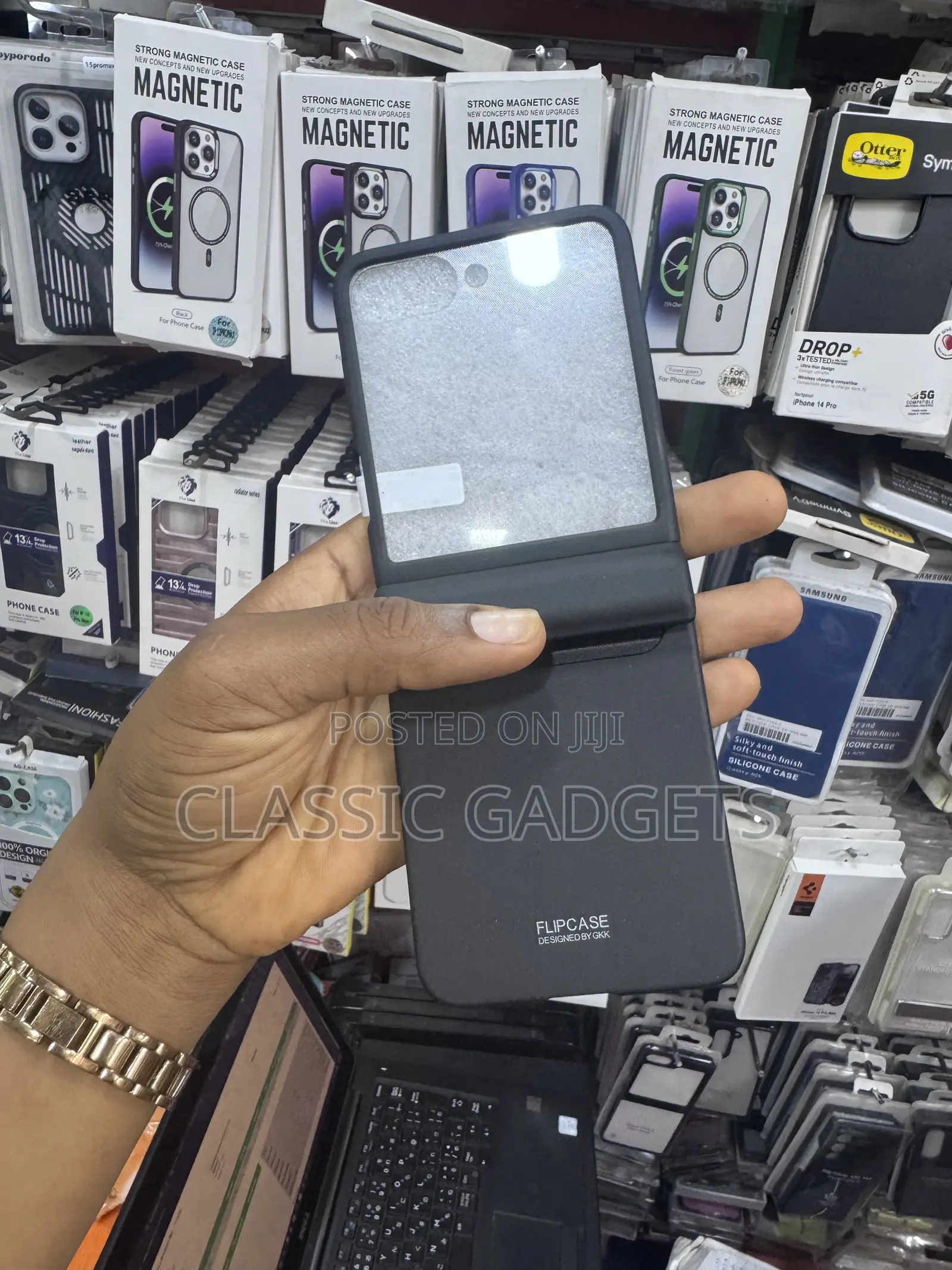 Slim Cover With Screen Protector for Galaxy Z Flip 6