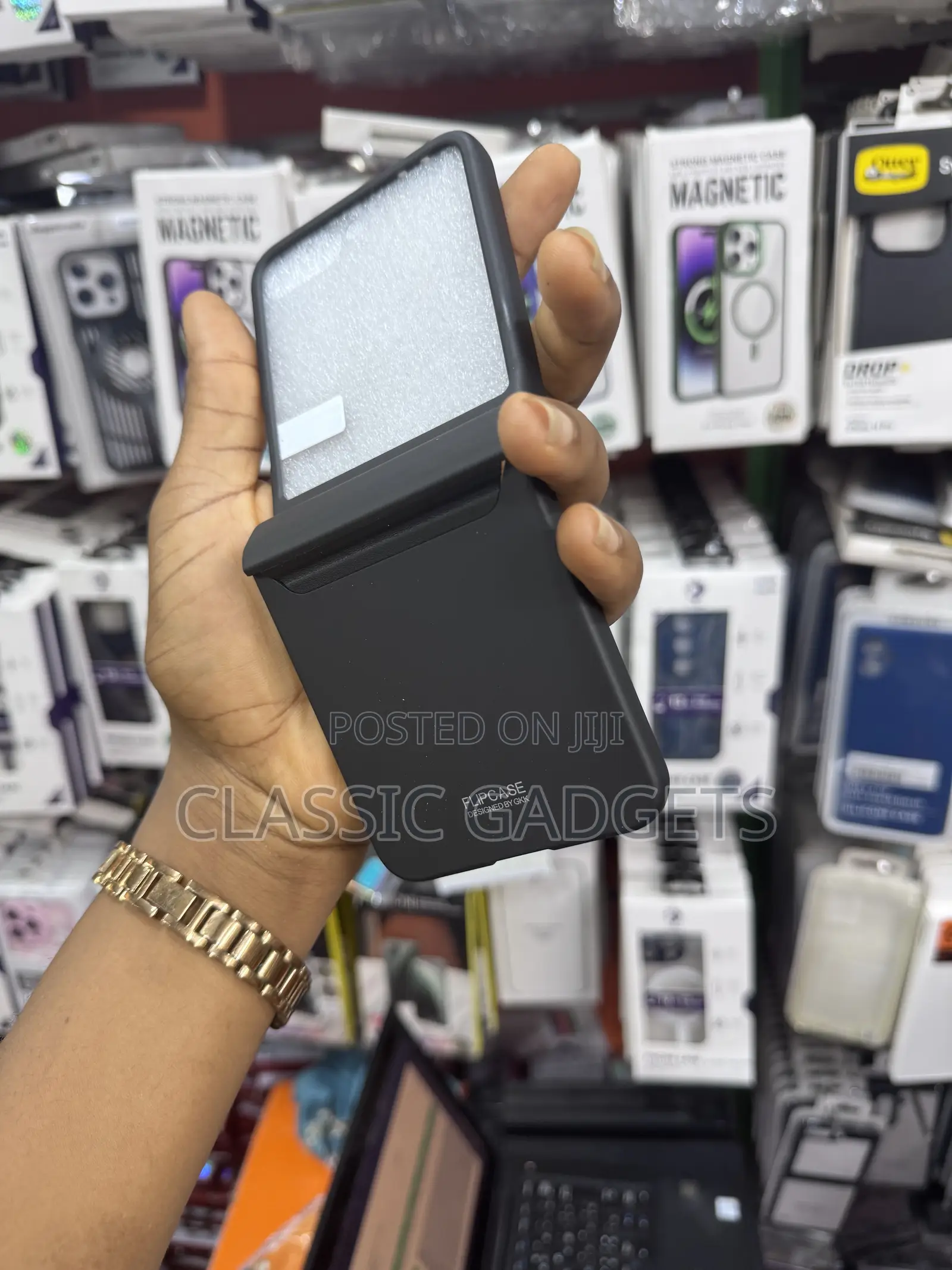 Slim Cover With Screen Protector for Galaxy Z Flip 6