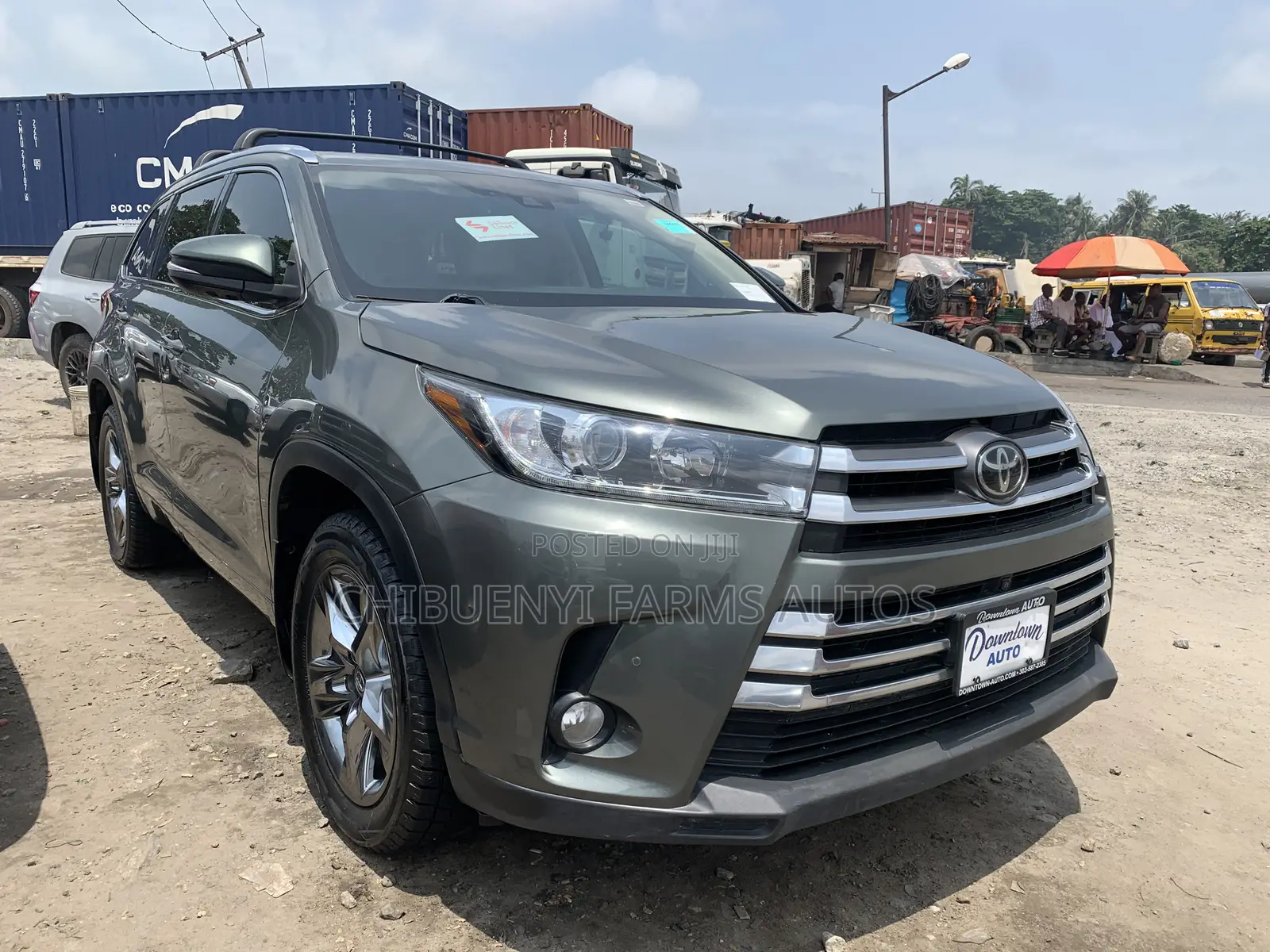 Toyota Highlander Limited 4x4 V6 (3.5L 6cyl 8A) 2017 Green