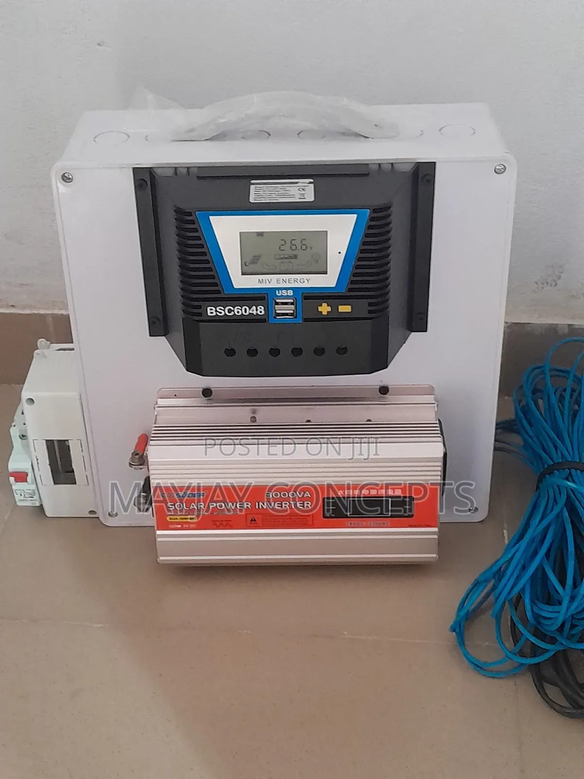 3kva Solar Inverter+1kw Lithium Battery+4 Panel for Freezer