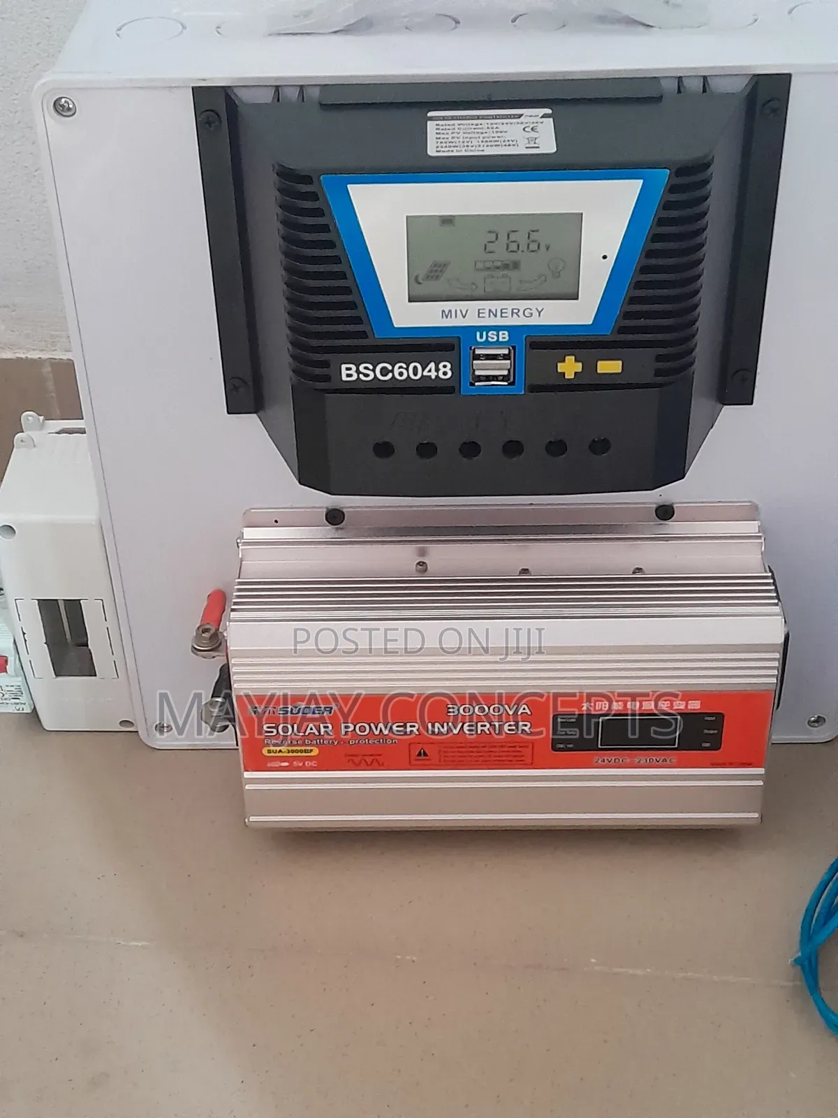 3kva Solar Inverter+1kw Lithium Battery+4 Panel for Freezer