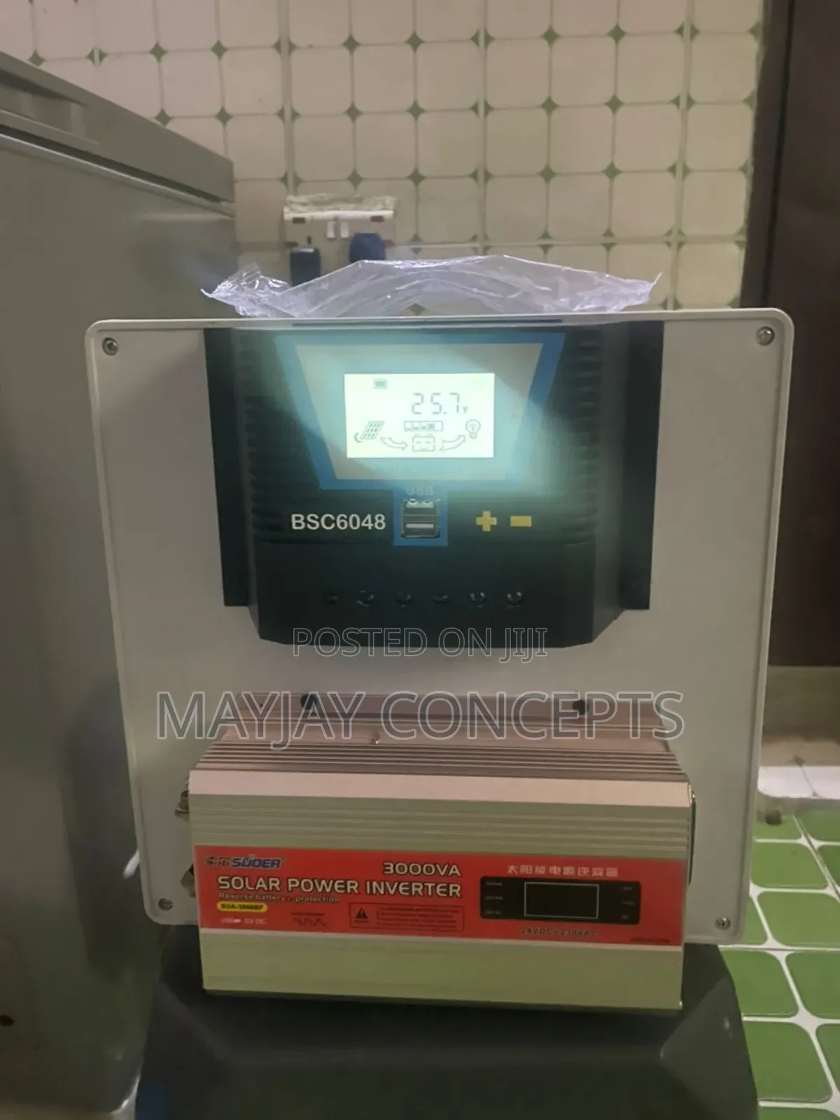 3kva Solar Inverter+1kw Lithium Battery+4 Panel for Freezer