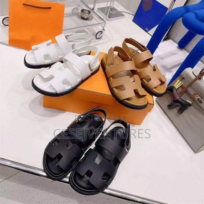 Unisex Black Sandals