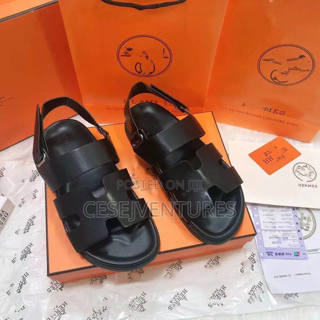 Unisex Black Sandals