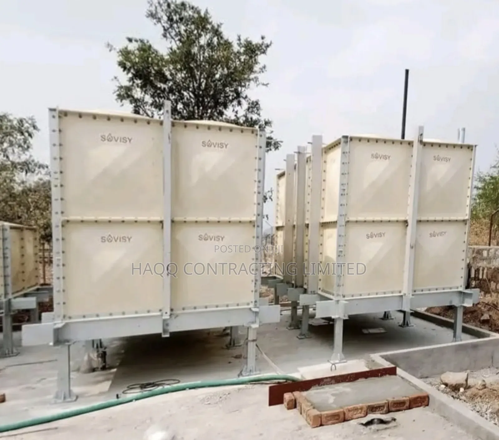 GRP,FRP Fireglass Water Storage Tank