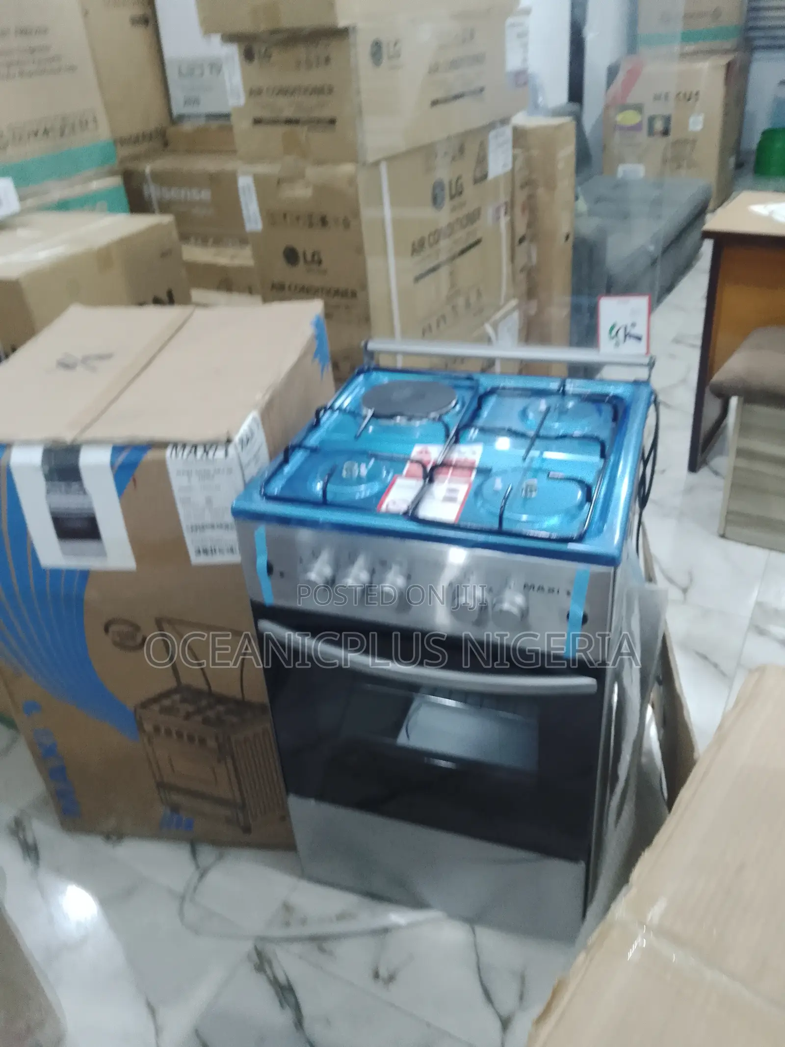High Standard 3+1 Burner Maxi Gas Cooker
