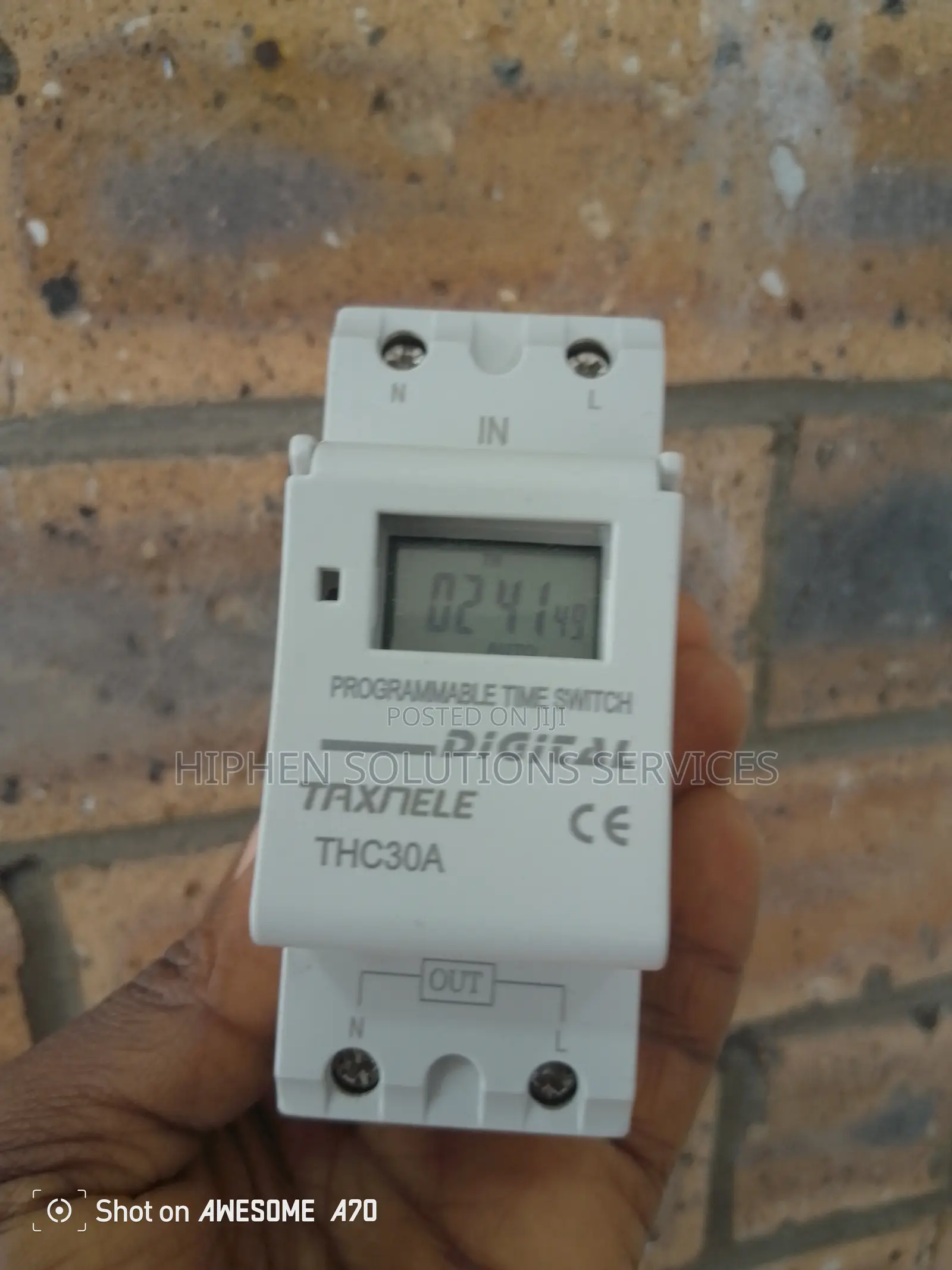 20amp Programmable Weekly Geyser Timer Switch(DHC15A, THC15A
