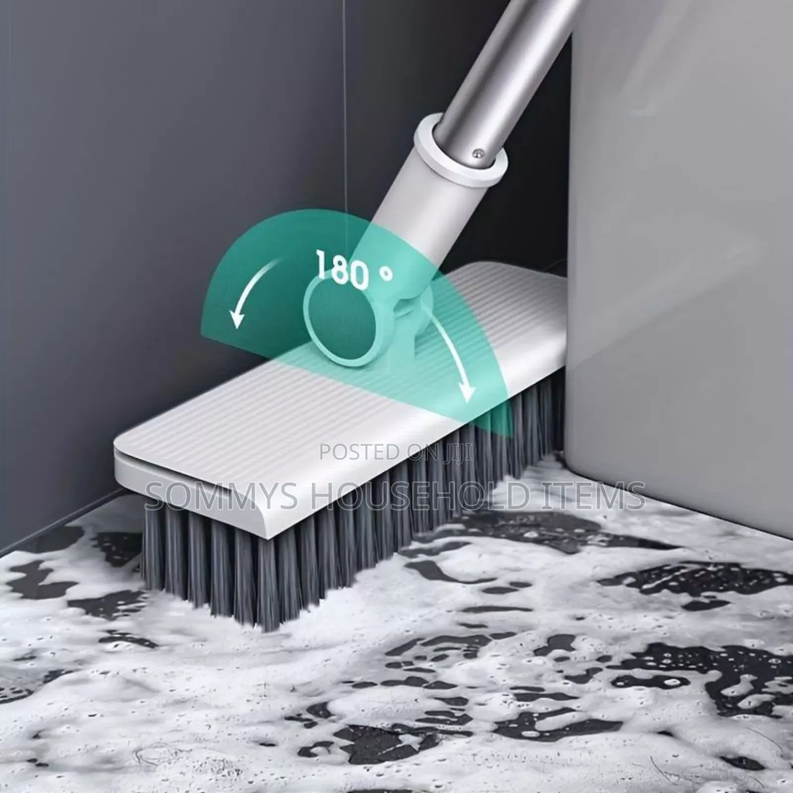 3-in-1 Broom and Parker With Floor Brush Set.