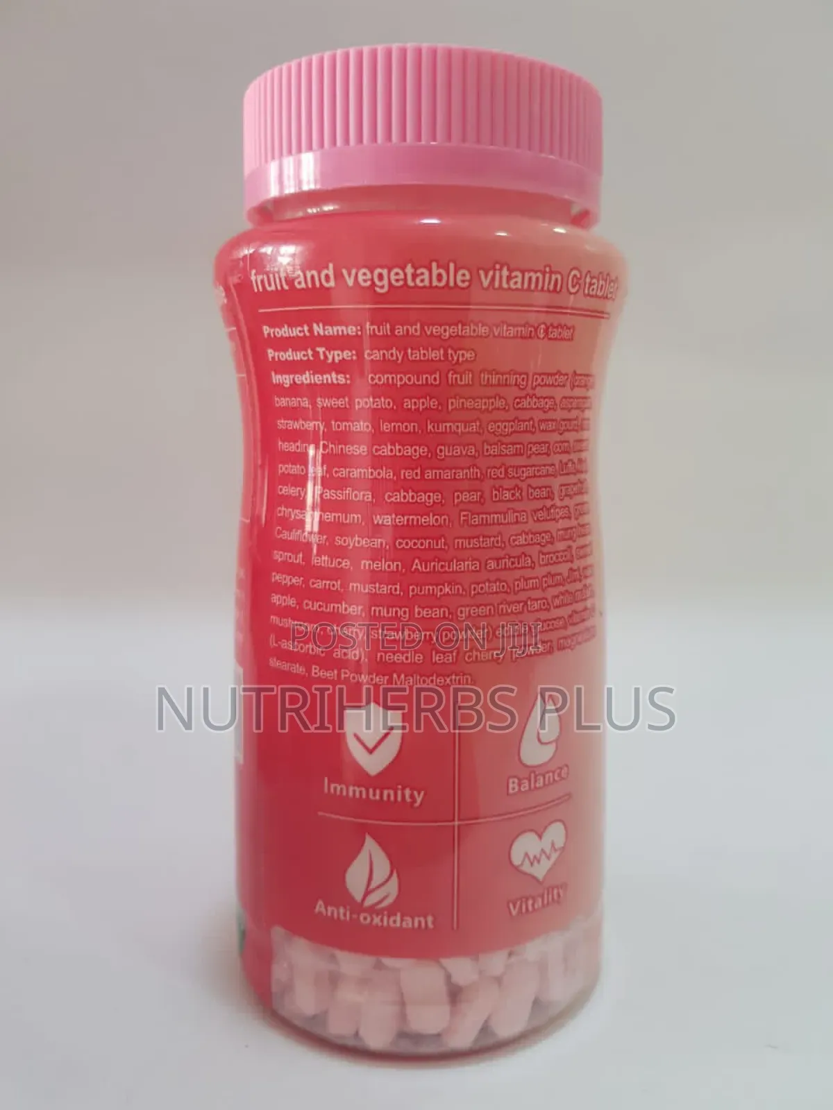 Vitamin C Fruit and Vegetable Tablets: Boost Immune System