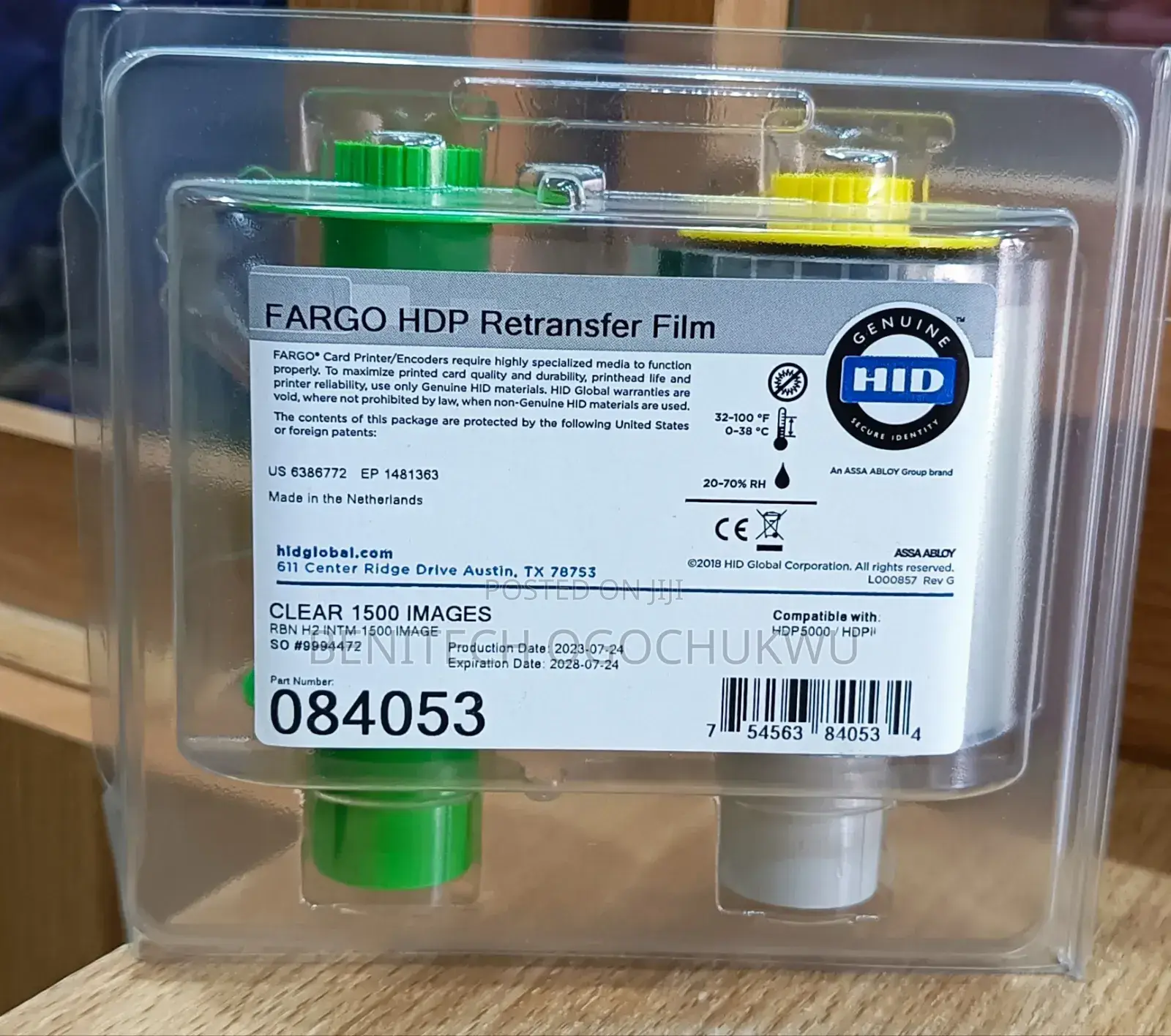 Genuine Hid Fargo Hdp Retransfer Film Clear 1500 Images