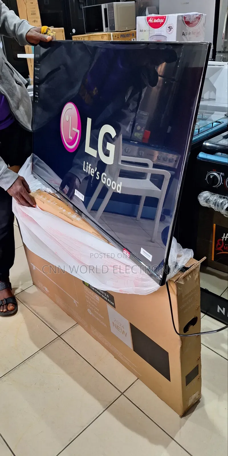 2024made LG 50" Smart TV Flameless Bluetooth Netflix App
