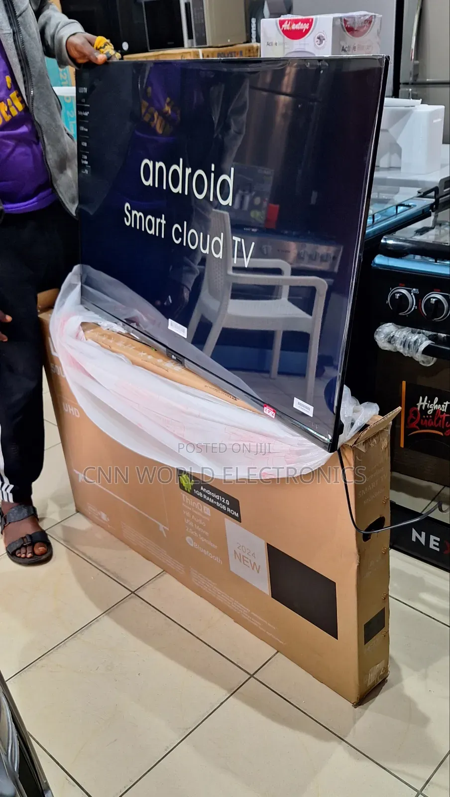 2024made LG 50" Smart TV Flameless Bluetooth Netflix App