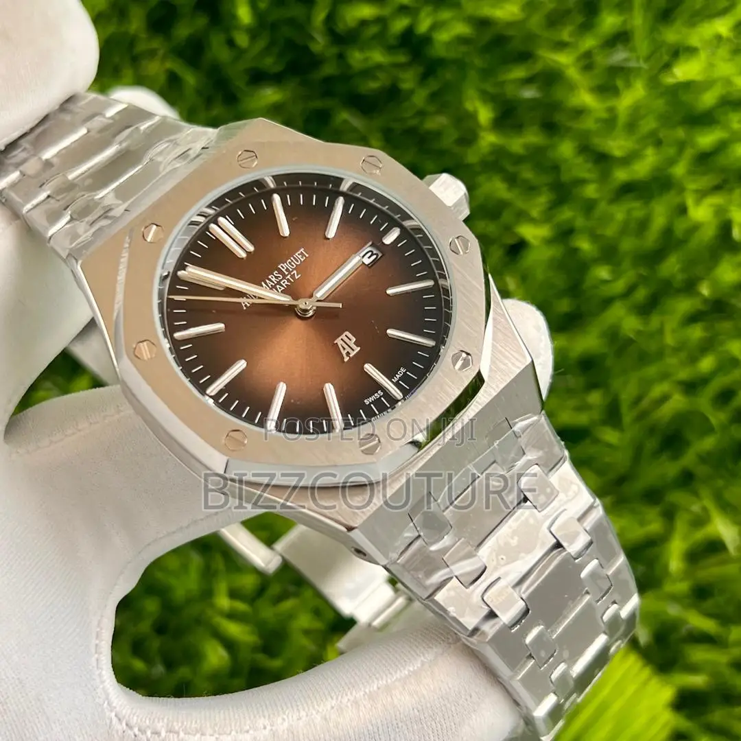 Original Audemars Piquet Silver Geneve Silver Chain Watch