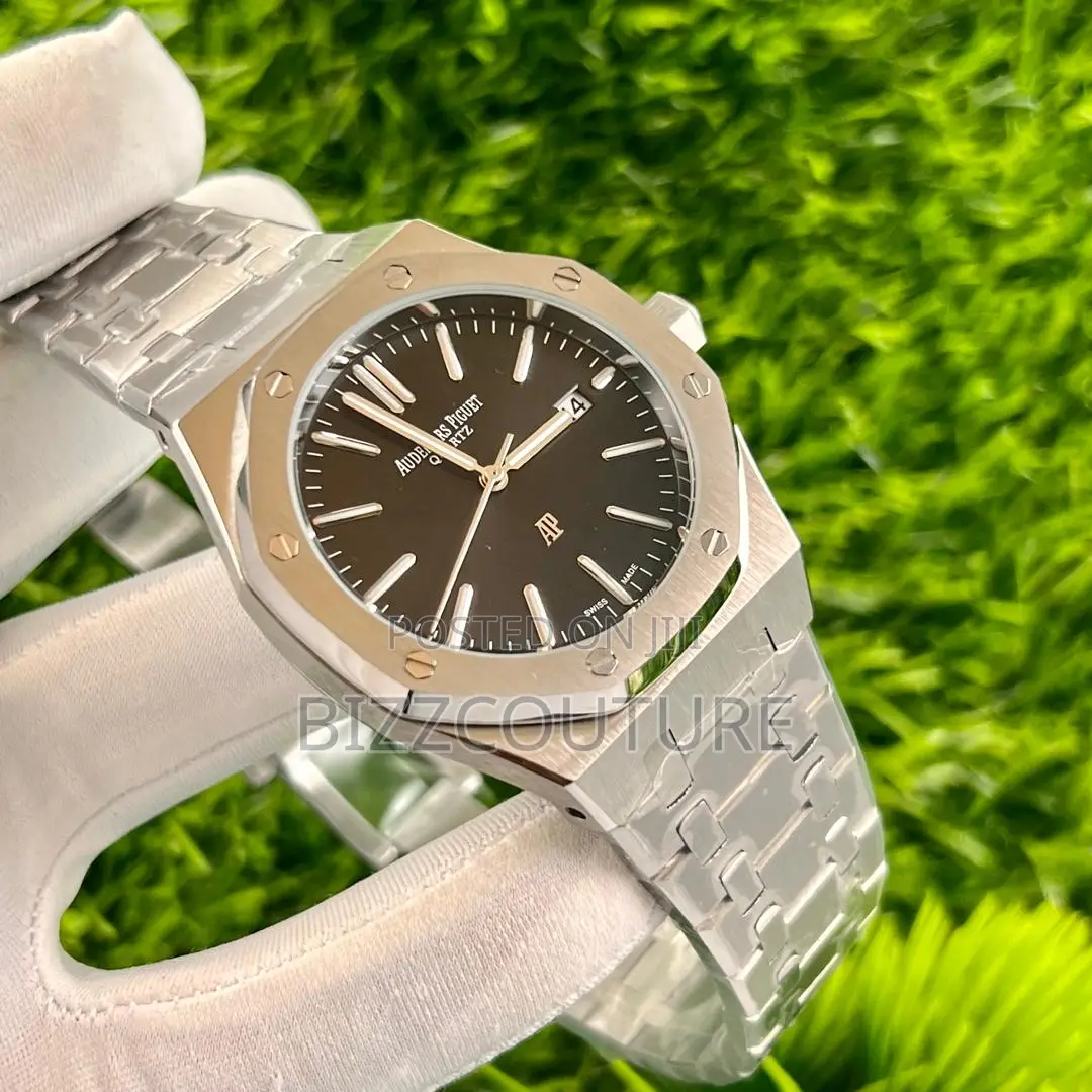 Original Audemars Piquet Silver Geneve Silver Chain Watch