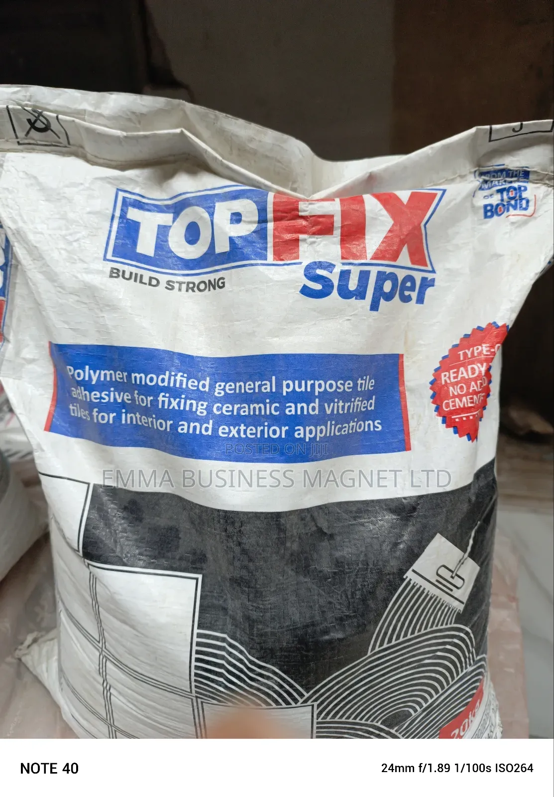 High Quality Top Fix Gum Cement