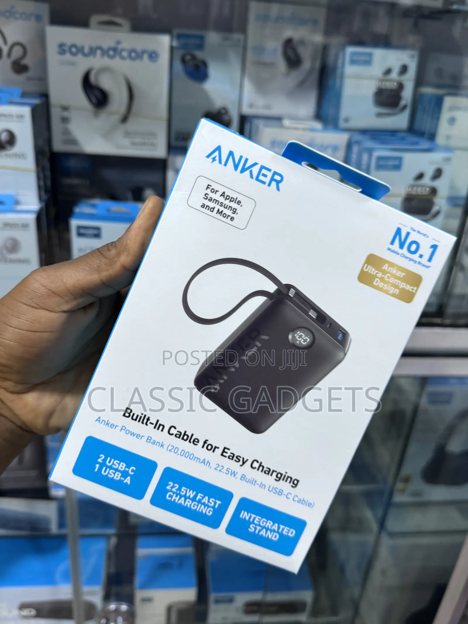 Anker Portable 22.5W High-Speed 20,000mah Power Bank