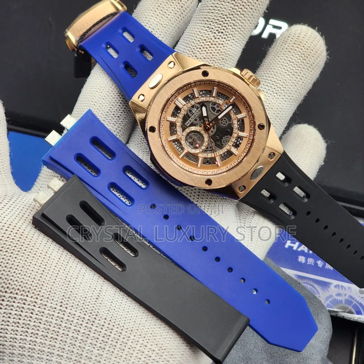 Hanboro Quality Luxury Men Water Resistance Wristwatch