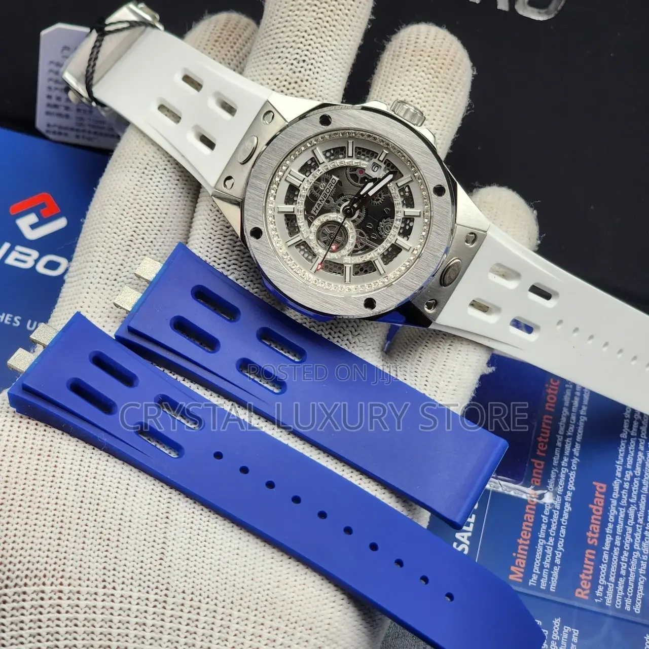 Hanboro Quality Luxury Men Water Resistance Wristwatch