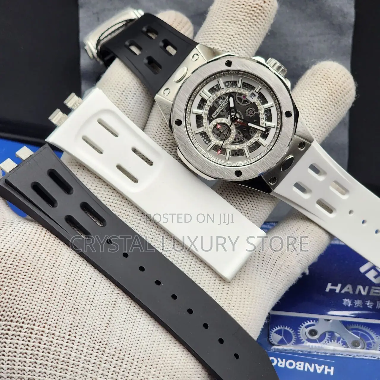 Hanboro Quality Luxury Men Water Resistance Wristwatch