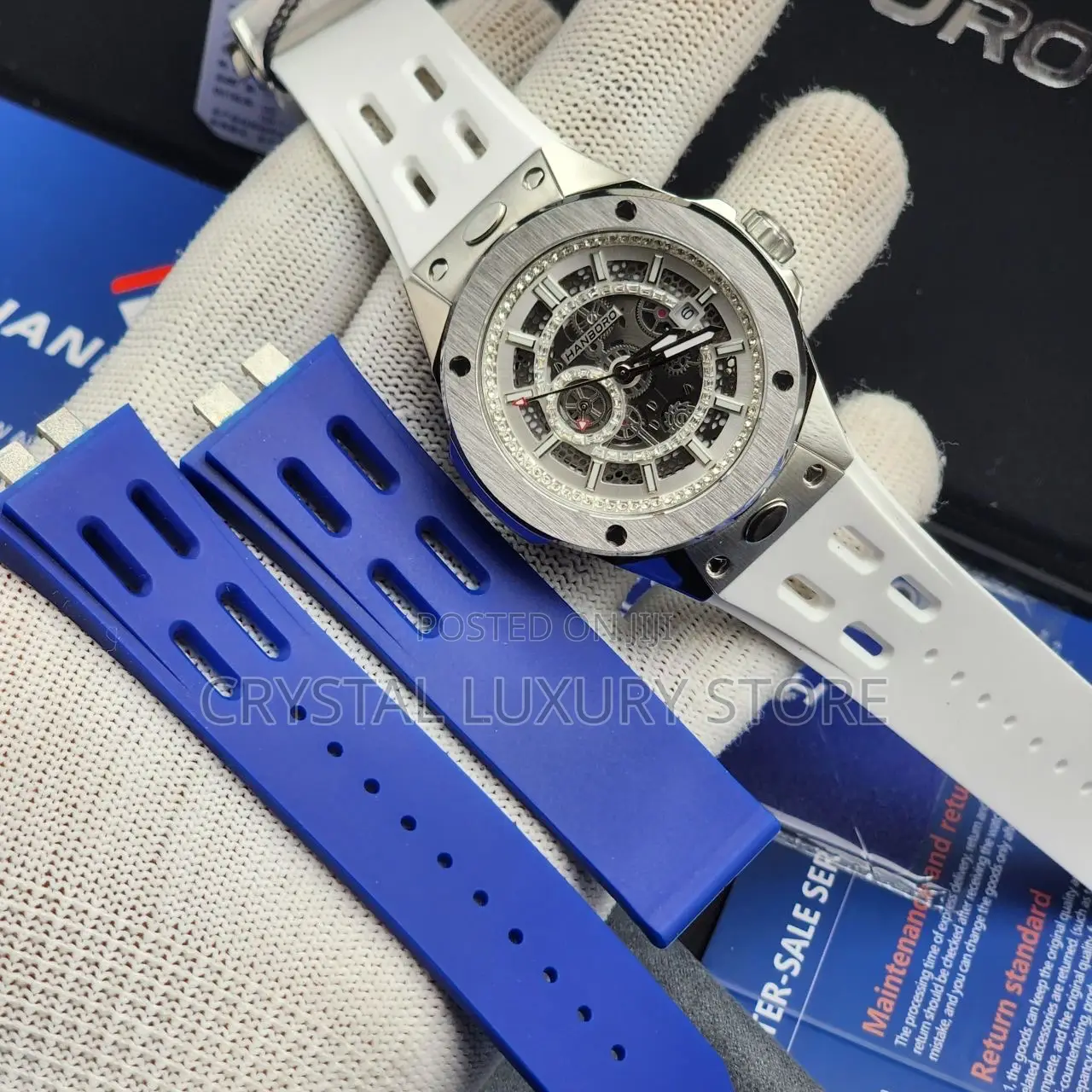 Hanboro Quality Luxury Men Water Resistance Wristwatch