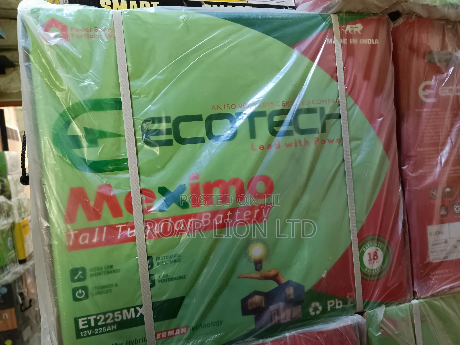 Ecotech 225ah Tubular Battery