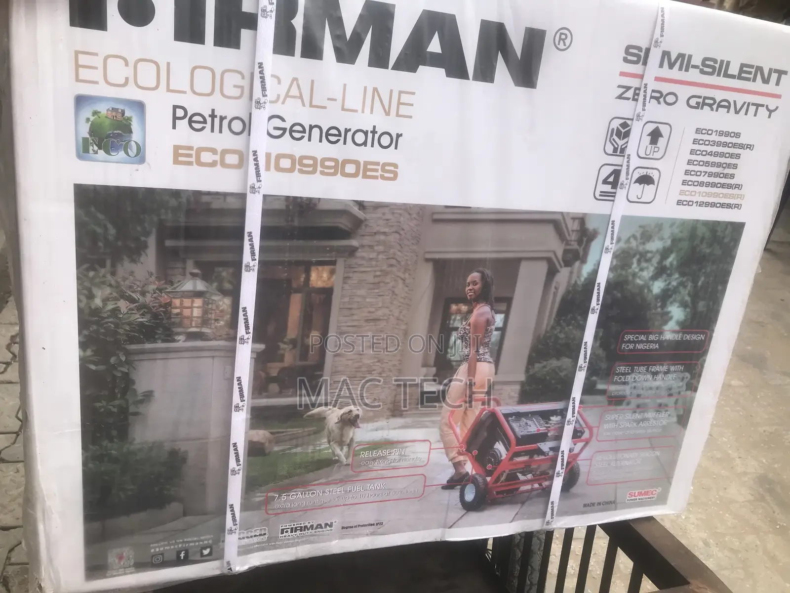 Firman 7.6kva Generator ECO10990