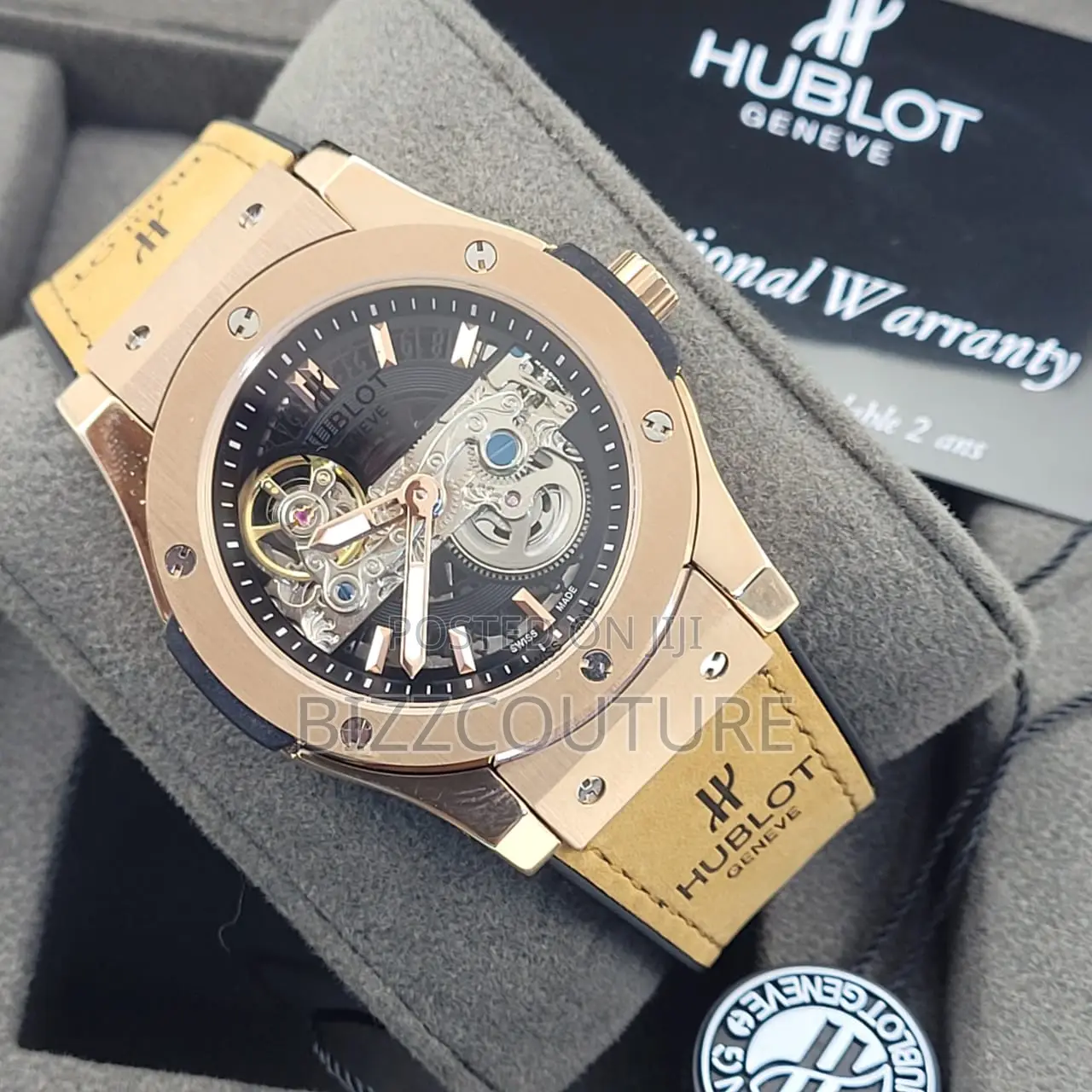 Original Hublot Mechanical Brown Leather Watch Is Available