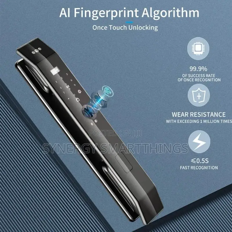 Tuya Smart Security Door Lock With Camera Fingerprints Mechanical Keys