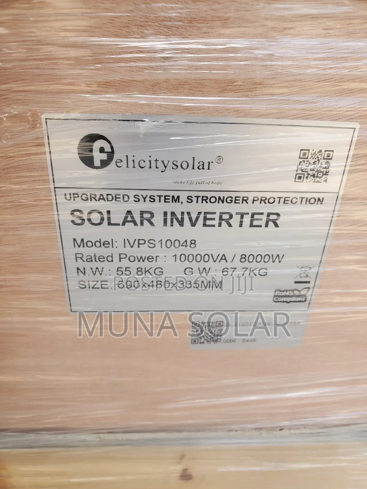 10kva 48v Felicity Solar Inverter