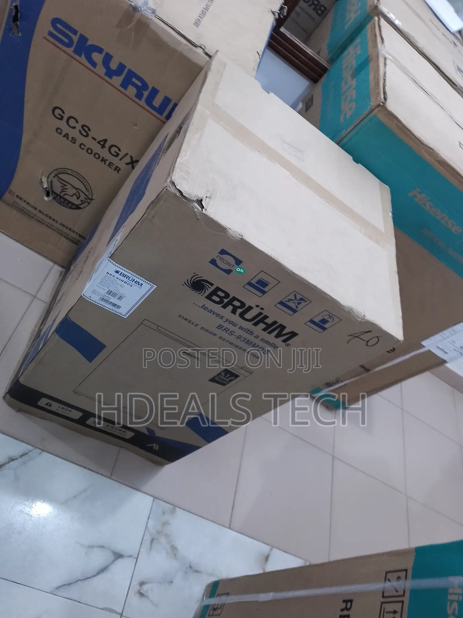 New in Bruhm 90L Single Door Refrigerator | BRS-93MMDS