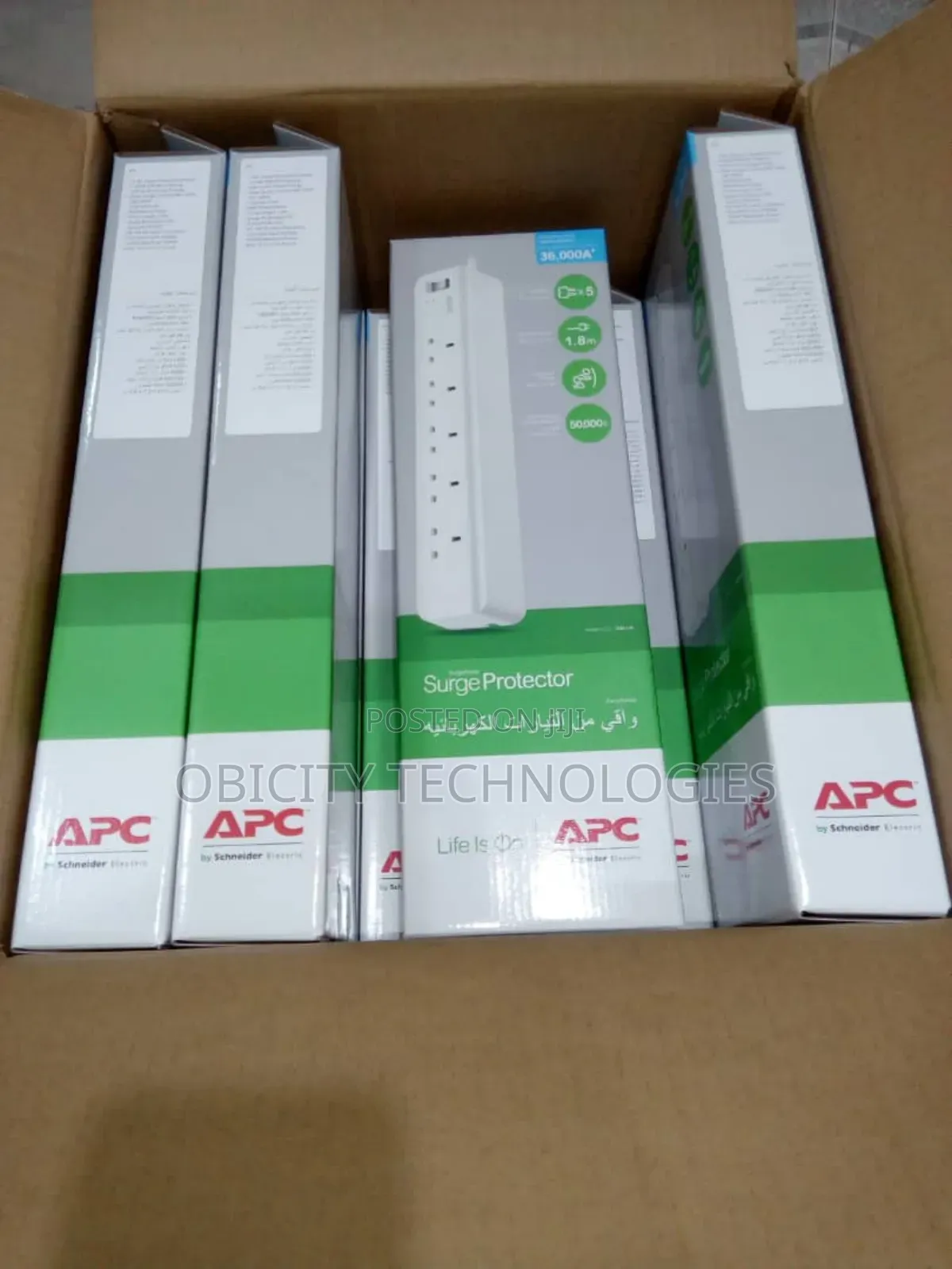 Apc 5 Outlet Original Surge Extension Socket
