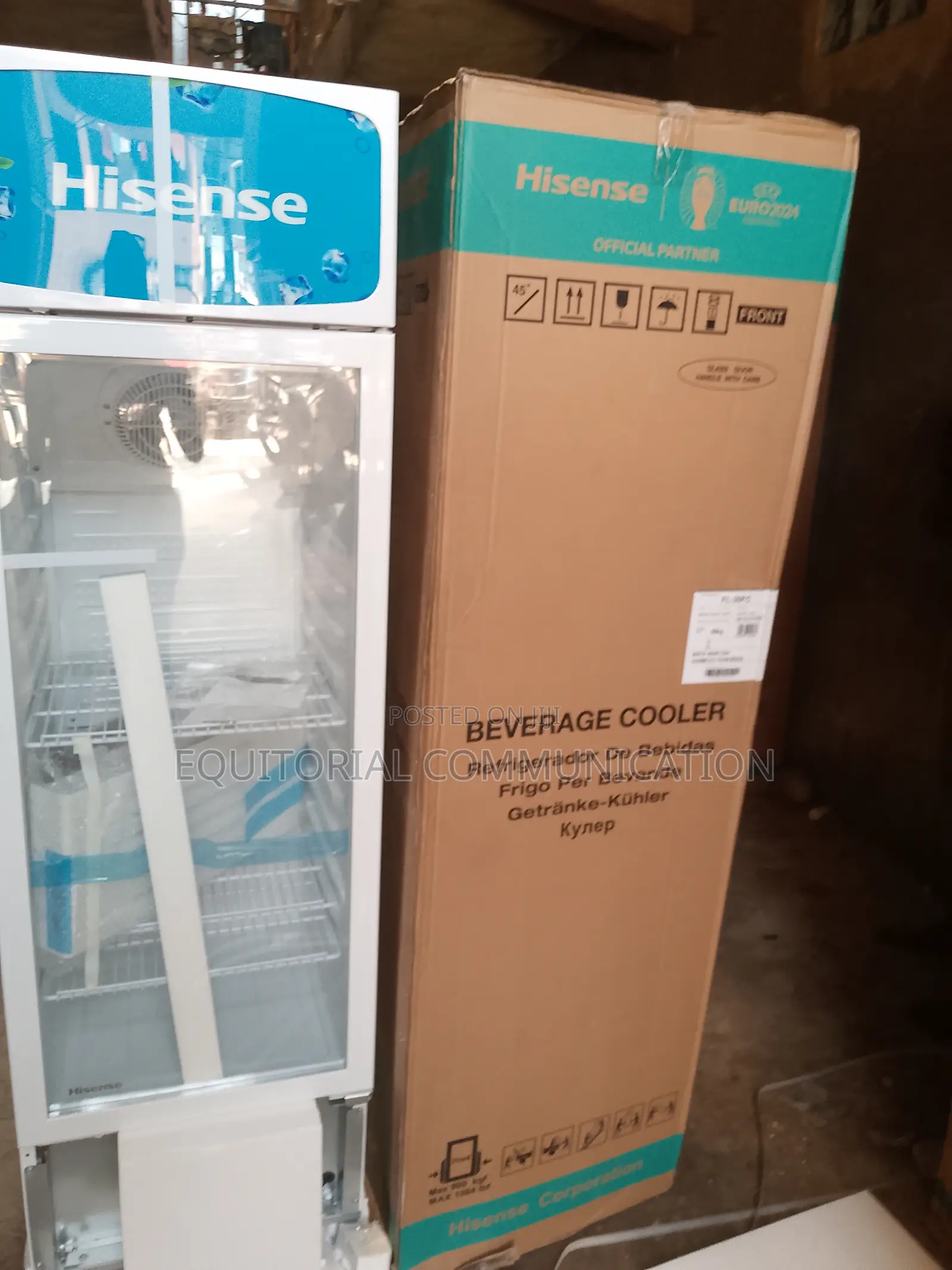 Fast Cooling Hisense 222litres Showcase Chiller 