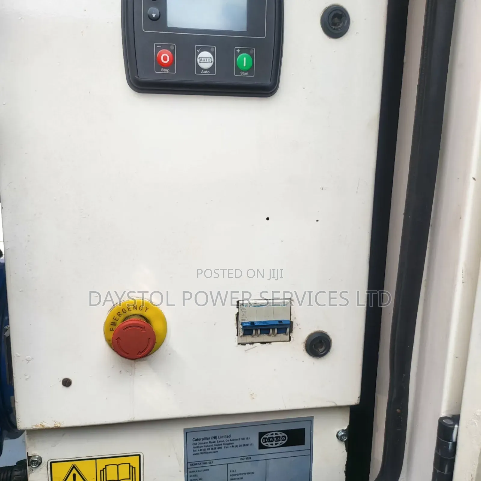 Almost Brand New 16kva Uk Perkins Fg Wilson Soundproof Gen
