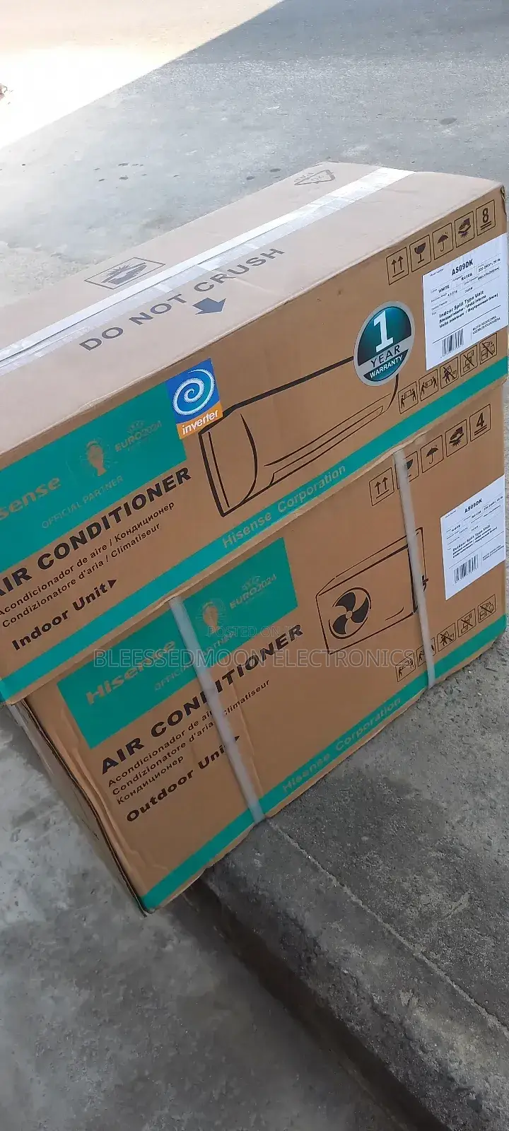 Hisense Inverter Air Conditioner 1.5hp Cooper Condenser