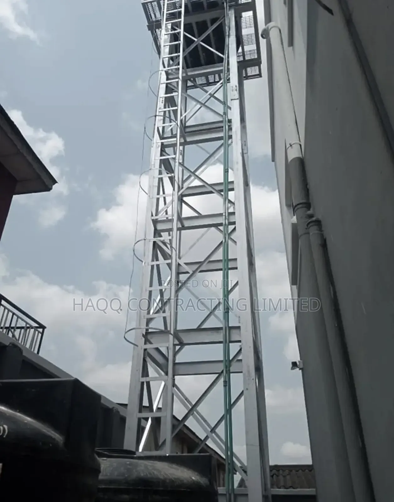 Water Tank Scaffold Fabrication