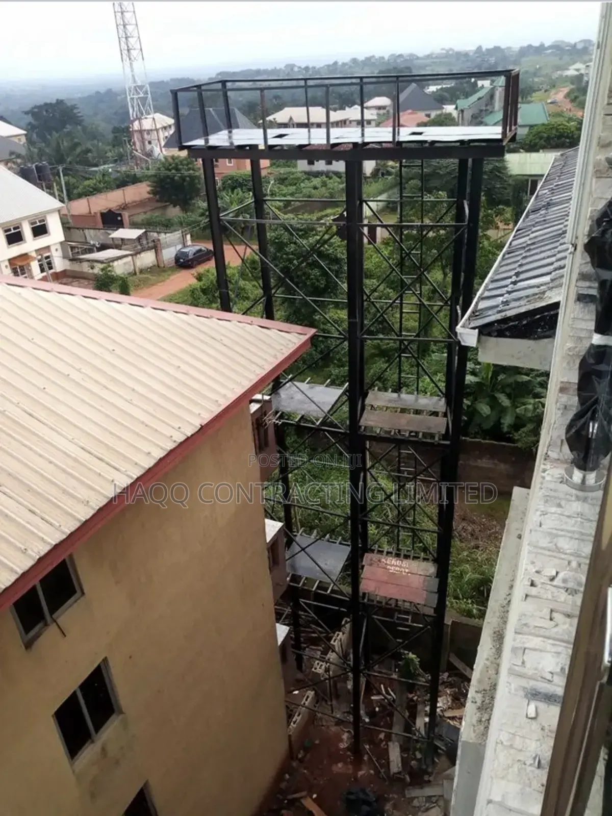 Water Tank Scaffold Fabrication